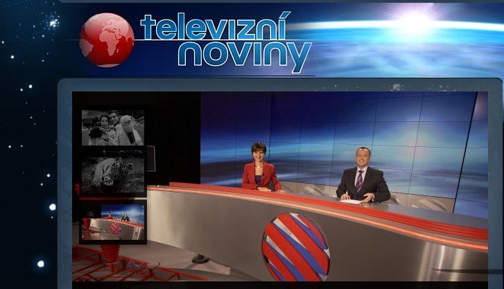 Televize Nova - grafika televizního studia