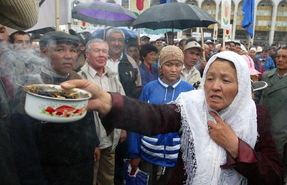 Kyrgyzstán-demonstrace