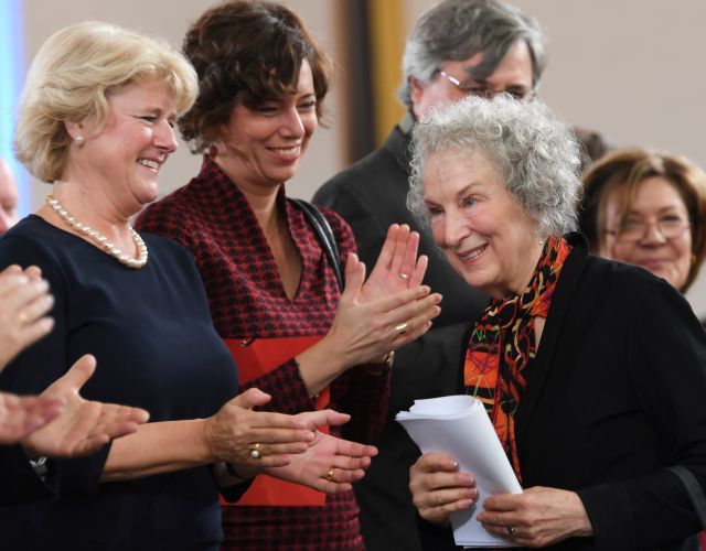 Margaret Atwoodová ve Frankfurtu
