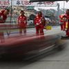 VC Číny: Ferrari trénuje pit stop