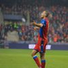 Tomáš Chorý v zápase LM Plzeň - Barcelona