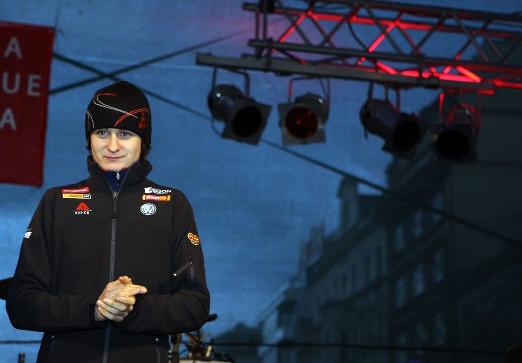 Martina Sáblíková na Václavském náměstí