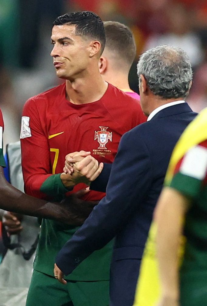 Cristiano Ronaldo po konci utkání