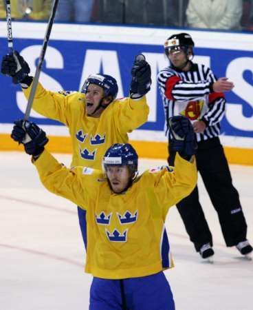 Česko - Švédsko: A. Karlsson a Emvall