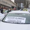 Protest taxikářů v Praze