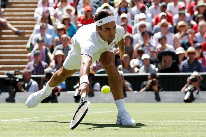 Wimbledon 2018, první den (Roger Federer)