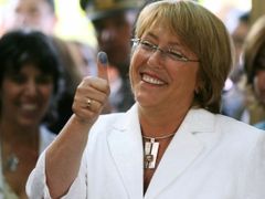 Chilská prezidentka Michelle Bacheletová.