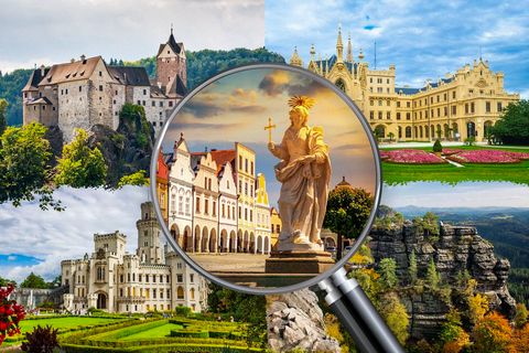 Slepá mapa pro milovníky Česka: Najděte známá místa jen podle fotek