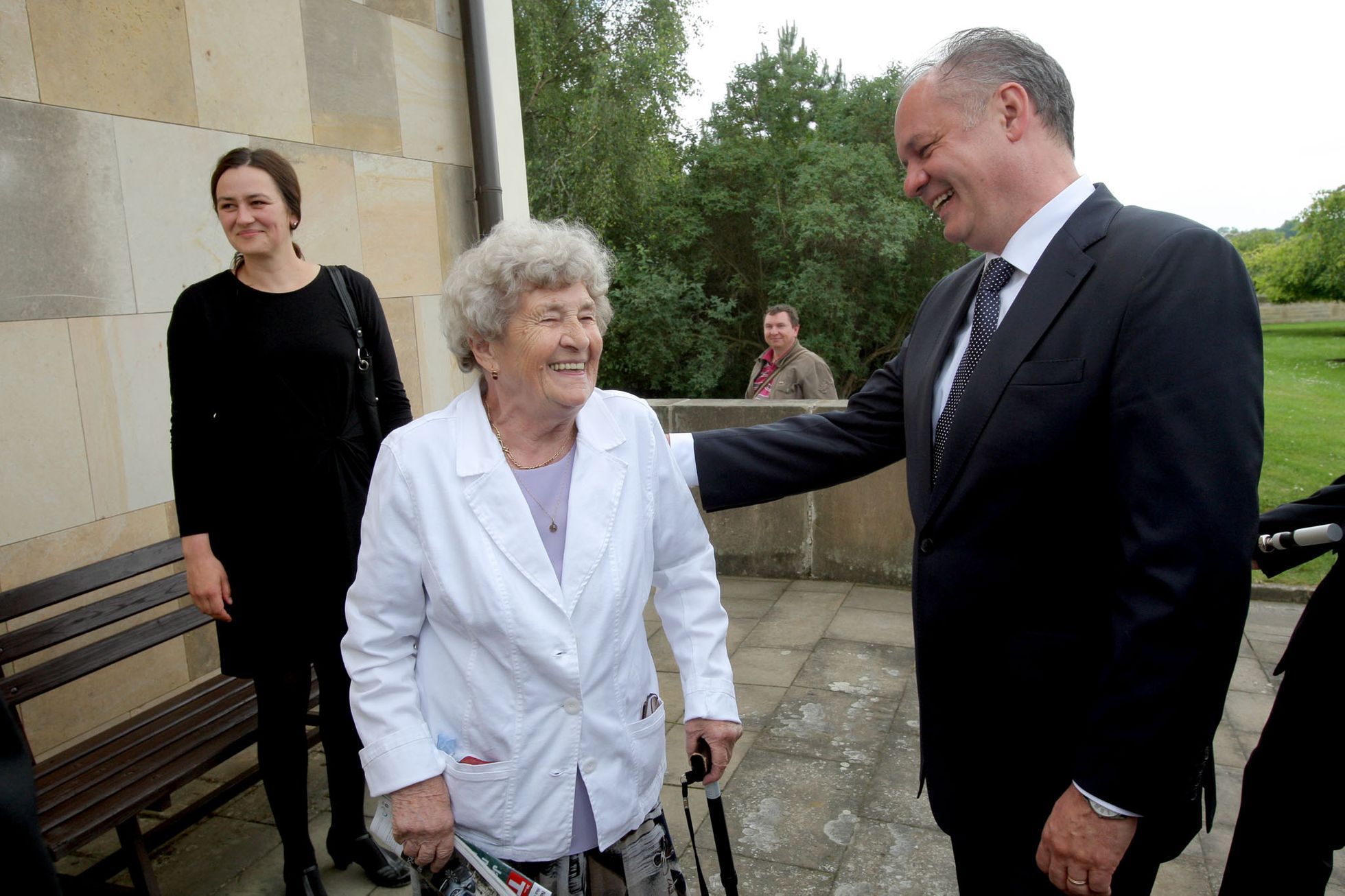 Andrej Kiska v Lidicích