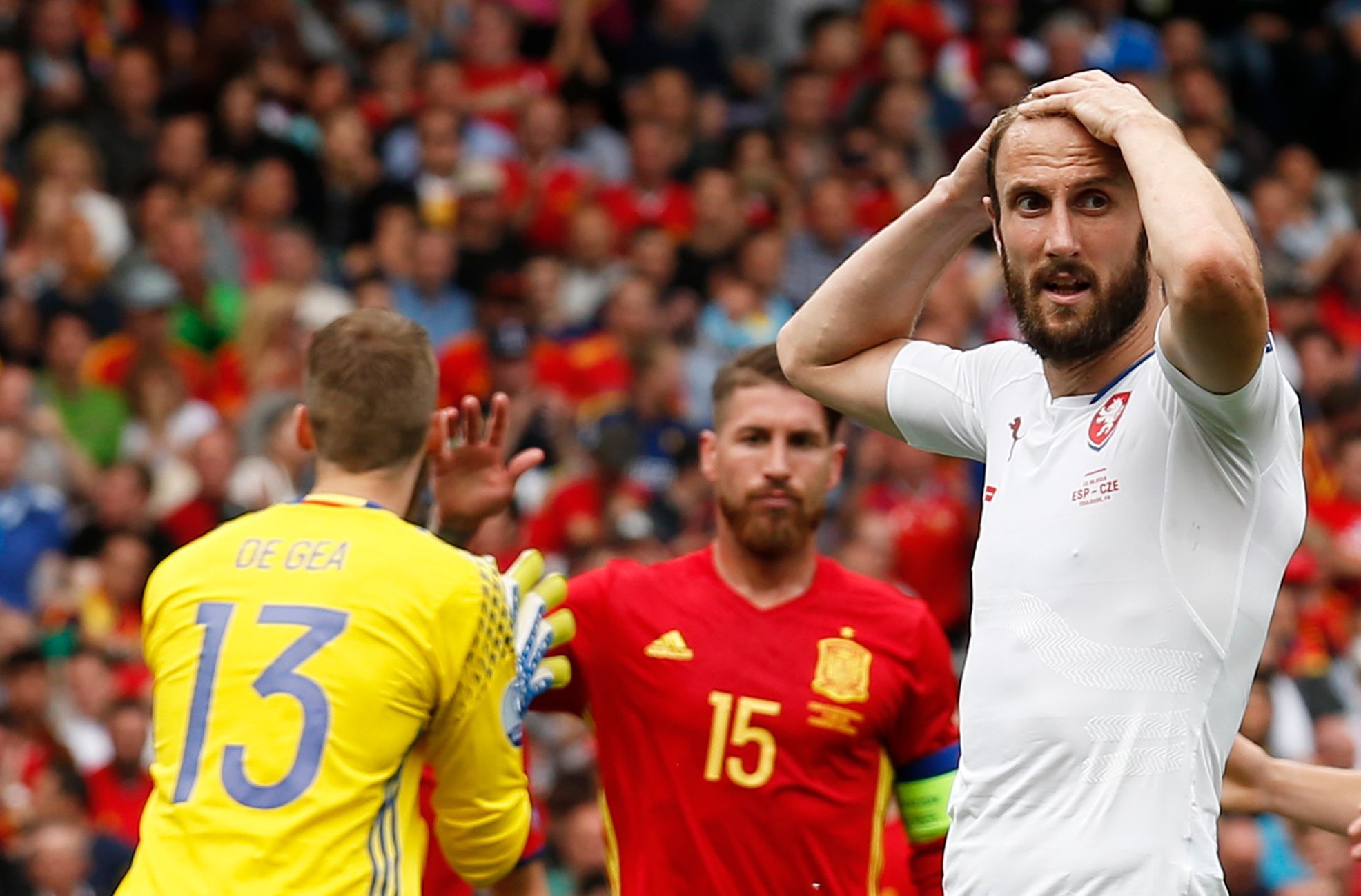 Euro 2016, Česko-Španělsko: Roman Hubník po neproměněné šanci