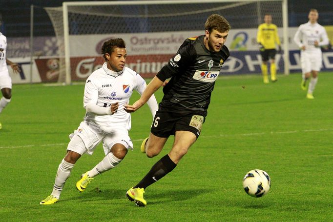 Ostrava vs. Jablonec, utkání Synot ligy (De Azevedo, Kysela)