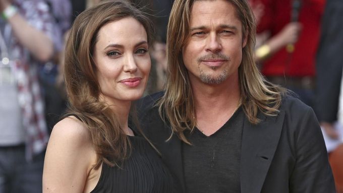 Angelina Jolieová a Brad Pitt v době soužití.