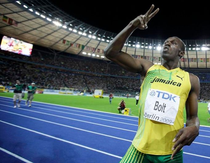 Usain Bolt - zlato a světový rekord