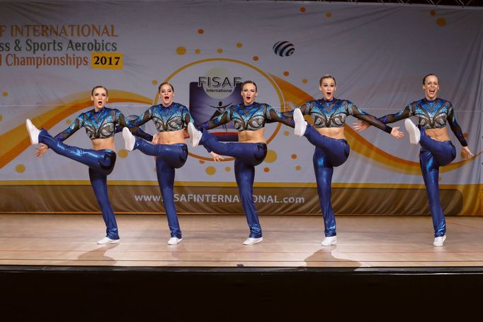 Aerobic Team Praha získal stříbro v Petite Aerobic