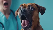 Panika, útěk, jekot i vyčítavé pohledy. Herecké výkony psů, kteří nenávidí veterinu