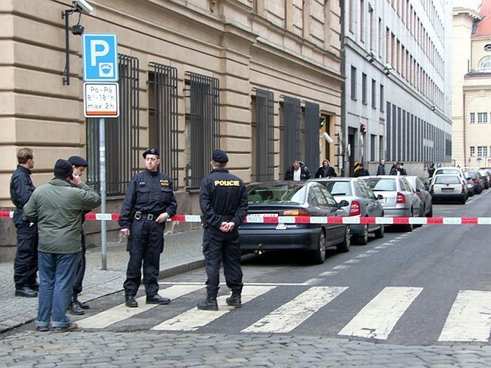 Policejní cvičení v ČNB