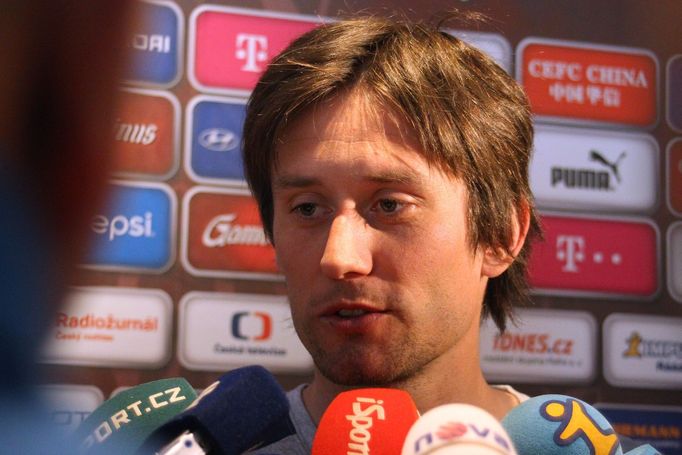 Tomáš Rosický na srazu před Eurem 2016