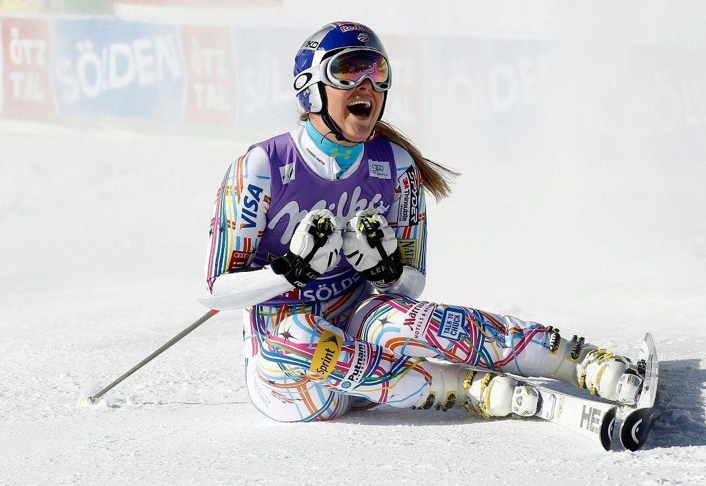Sölden - obří slalom - Lindsey Vonnová