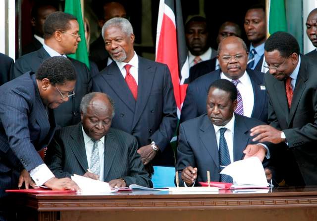 Podpis dohody v Keni