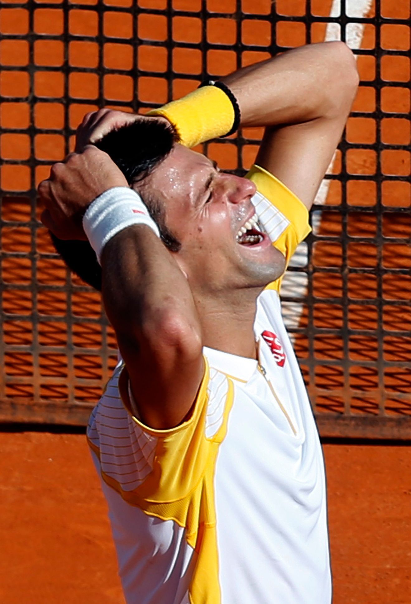 Novak Djokovič se raduje z triumfu v Monte Carlu