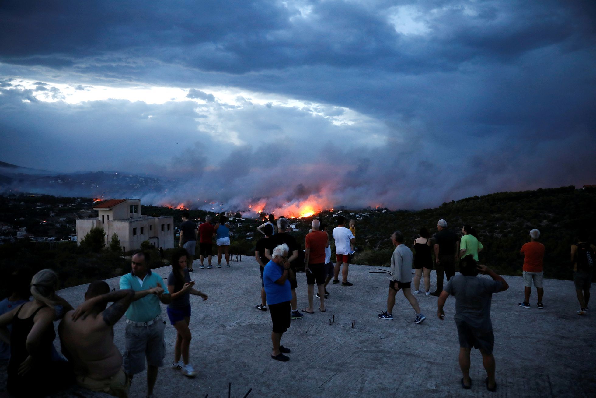 Fotogalerie / Letní vedra v Evropě / Zahraničí / Horko / Léto / Sucho / Požáry / Oheň / Počasí / Reuters / 30