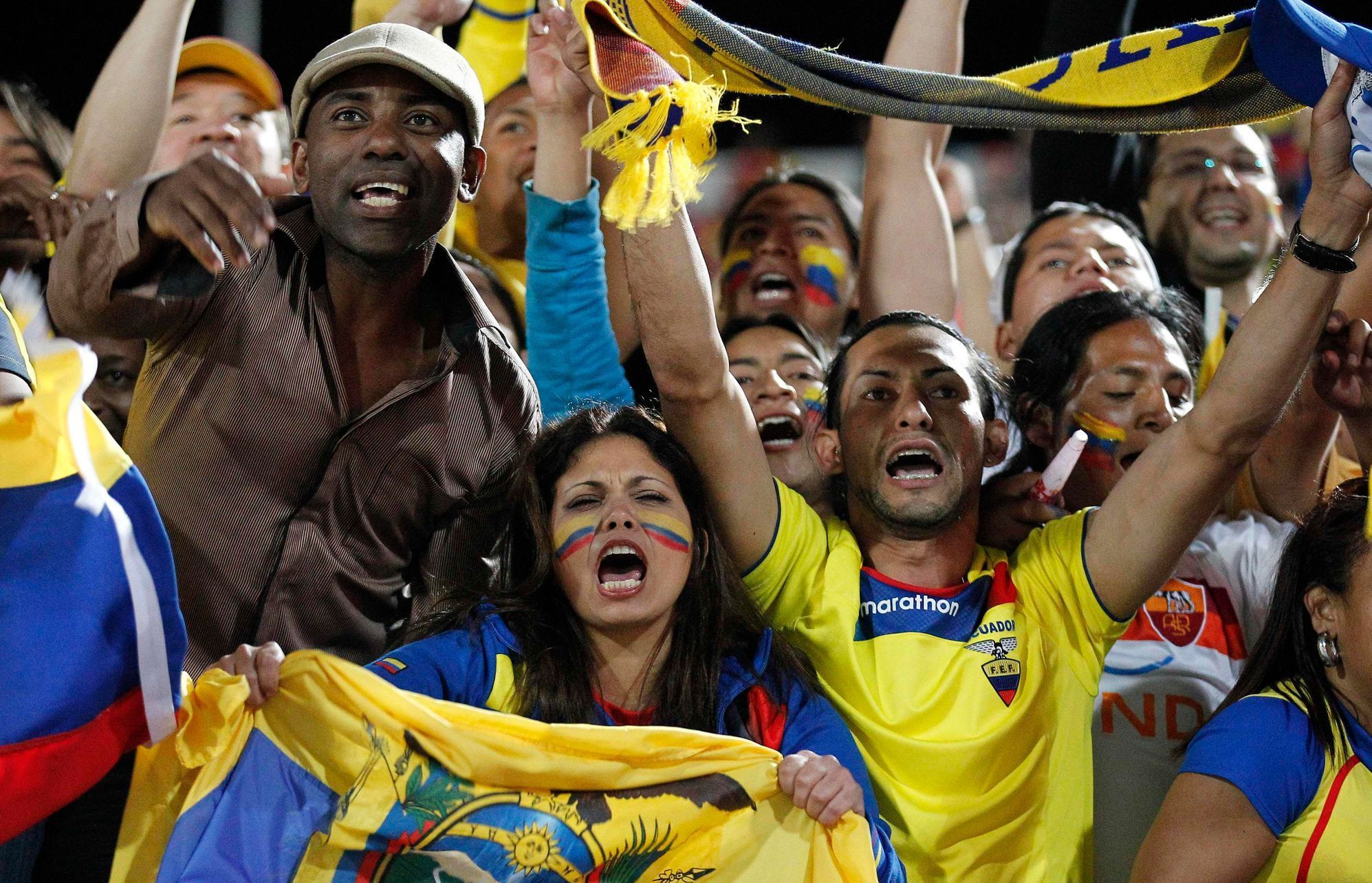 Fanoušci Ekvádoru před MS 2014