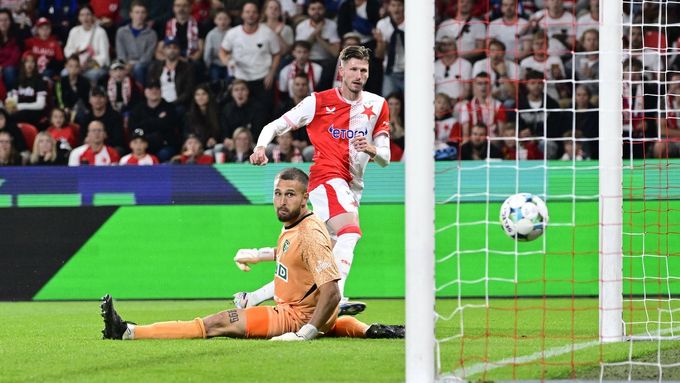 Lukáš Vorlický a jeho první branka do sítě Karviné