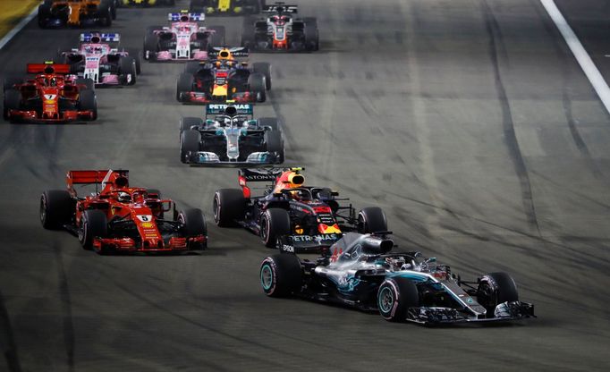 F1, VC Singapuru 2018: start