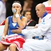 Finále Fed Cupu 2014: Lucie Šafářová v zápase s Angelique Kerberovou
