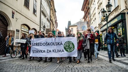 Přímý přenos: Studentský protest za klima