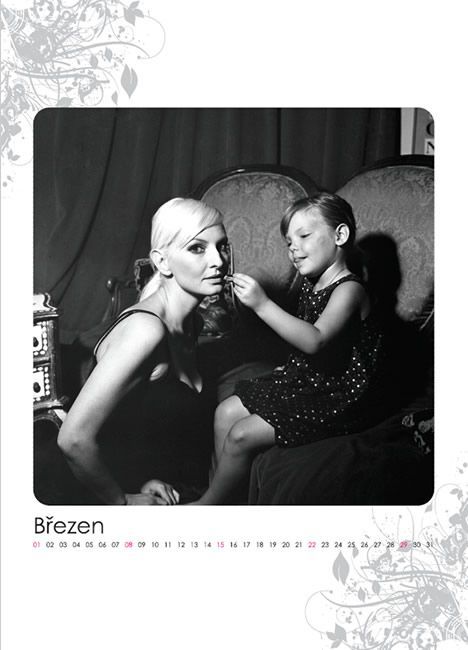 Kalendář The Beautiful Mind 2009 - Bára Nesvatbová