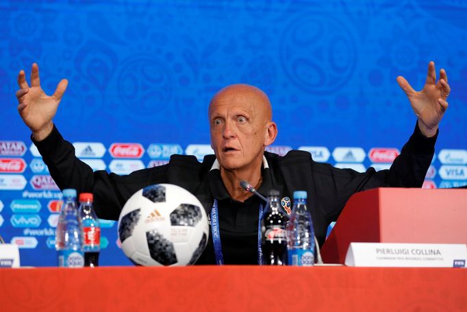 fotbal, MS 2018, Pierluigi Collina