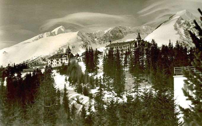 Grand Hotel Kempinski Vysoké Tatry, historické záběry