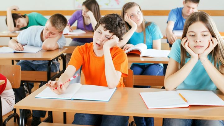 Mozek nenechá žáky jít spát brzy, uvádí studie. Ředitelé ale výuku od devíti nechtějí; Zdroj foto: Shutterstock.com