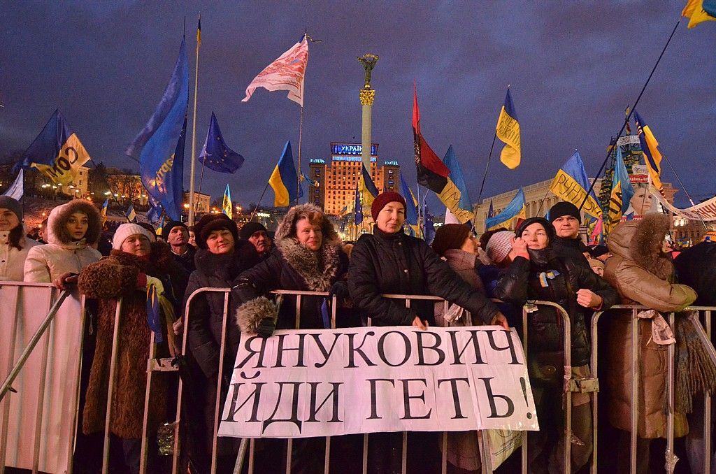 Demonstrace v Kyjevě