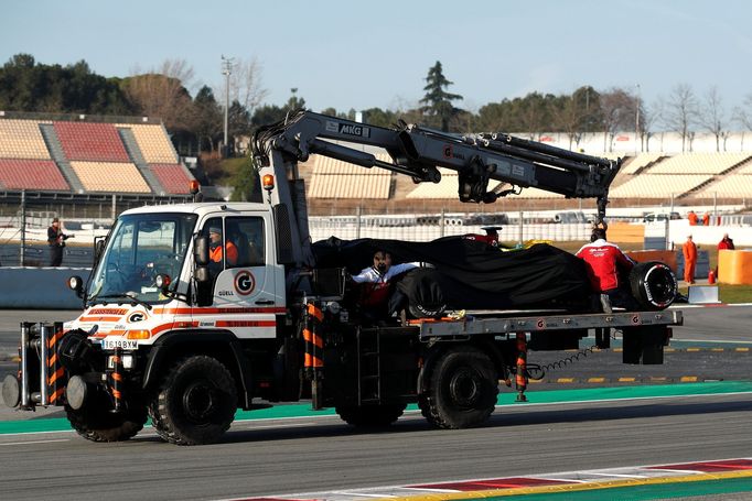 Testy F1 2019, Barcelona I: Kimi Räikkönen, Alfa Romeo