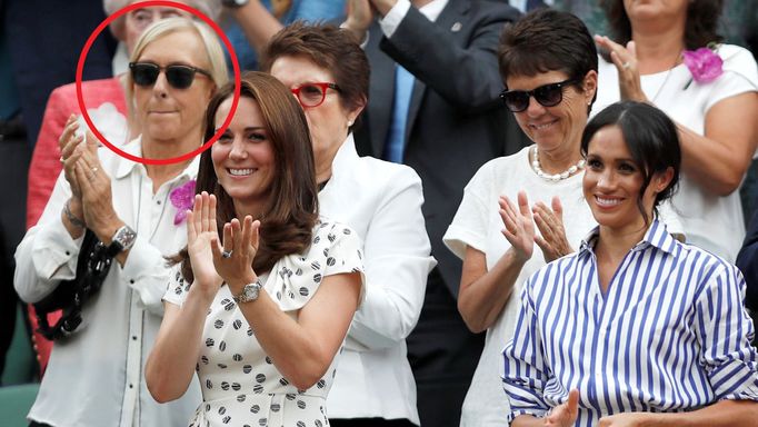 Meghan a Kate si vyrazily na Wimbledon. Fandila s nimi i Martina Navrátilová