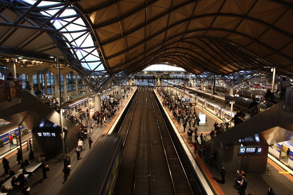 Nádraží Southern Cross Station v Melbourne