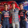 F1, VC Monaka 2013:  Daniel Ricciardo, Aksel Lund Svindal a Jean-Eric Vergne