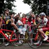 Tour de France 2017, 9. etapa: Sylvain Chavanel a Robert Kiserlovski před startem