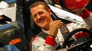 Michael Schumacher je pořádně spokojený závodnický důchodce.