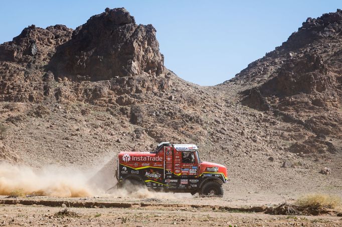 Aleš Loprais (Praga) na trati Rallye Dakar 2024