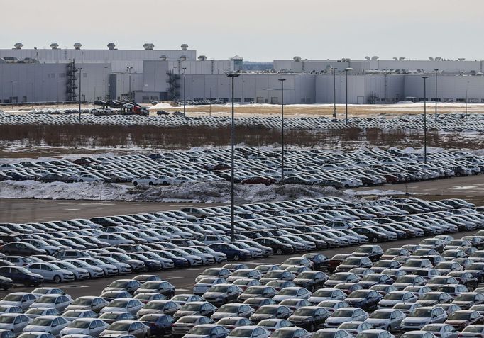 Továrna Volkswagen Group Rus v ruské Kaluze.