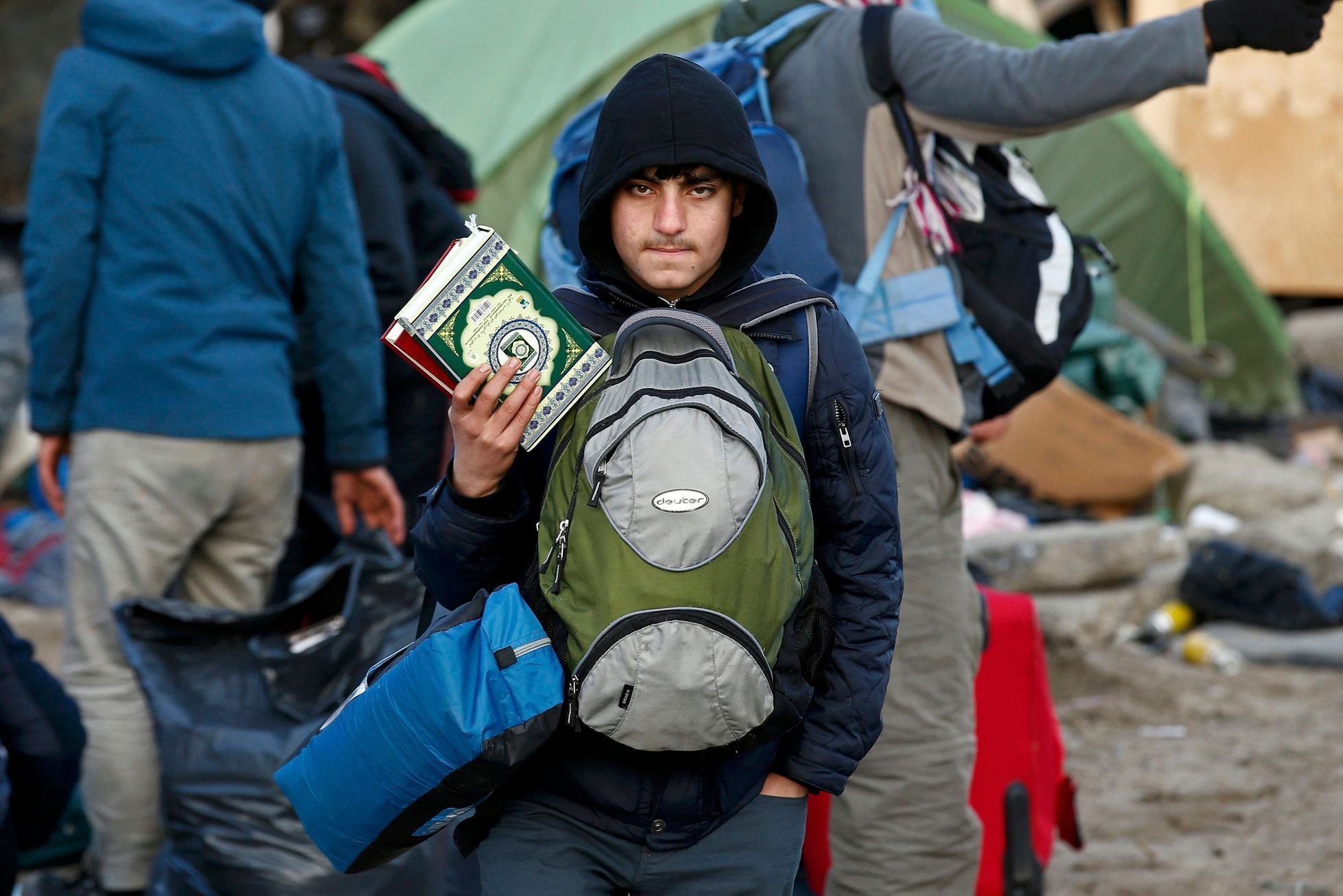 Uprchlický tábor Džungle v Calais
