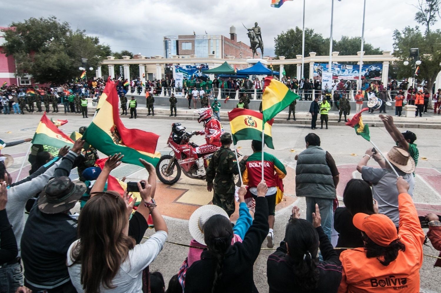 Rallye Dakar 2016: fanoušci v Bolívii