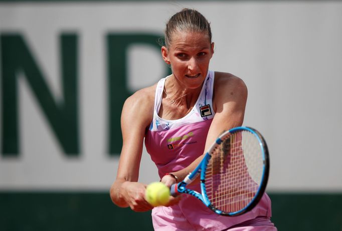 Karolína Plíšková v druhém kole French Open 2018