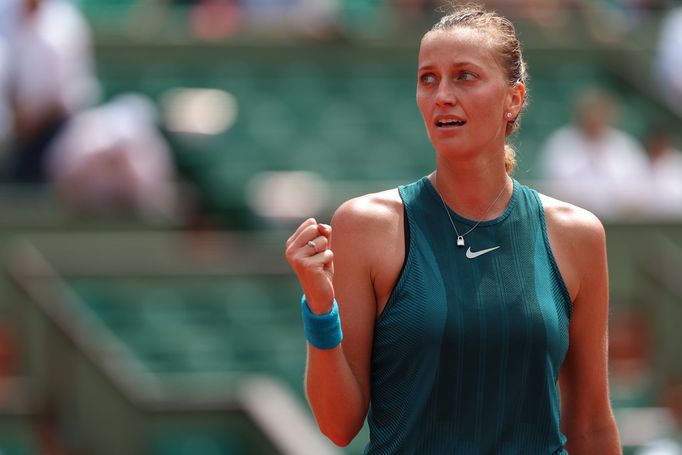 Petra Kvitová v prvním kole French Open 2018