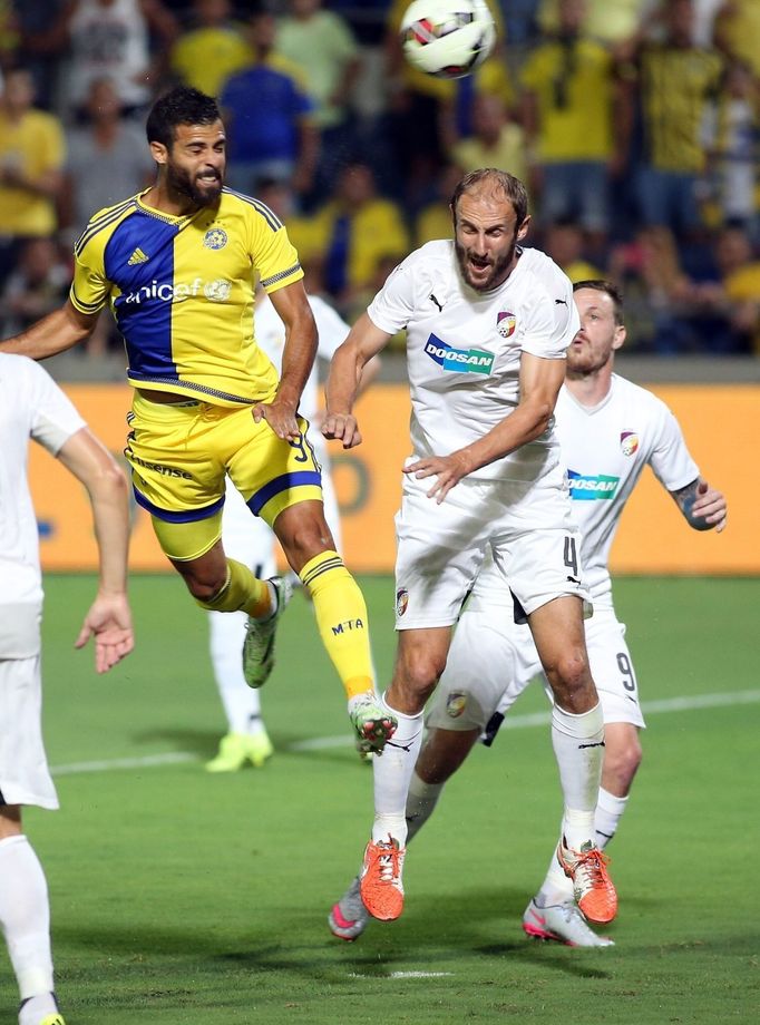 LM, Maccabi Tel Aviv-Plzeň: Eden Ben Basat (9) - Roman Hubník(4)