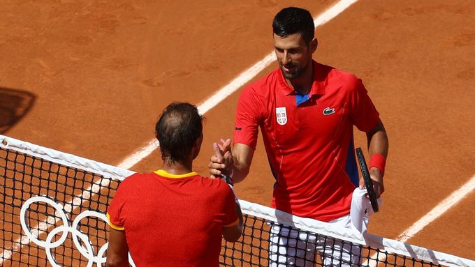 Rafael Nadal a Novak Djokovič.