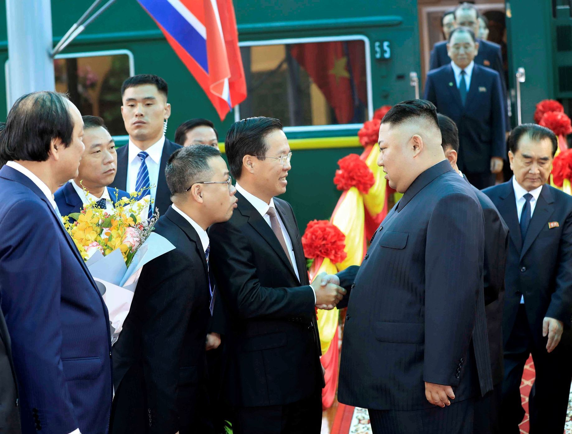Kim Čong-un v Hanoji